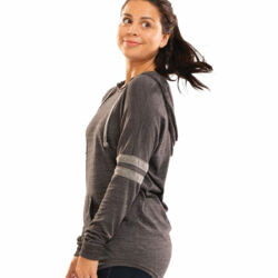 Women's Triblend Hooded Long Sleeve T-Shirt Thumbnail