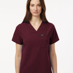 Women's Rhena Essential 1-Pocket Scrub V-Neck Top Thumbnail