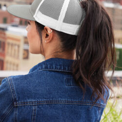 Snapback Ponytail Trucker Cap Thumbnail