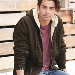 Men's Sherpa-Lined Full-Zip Hooded Sweatshirt Thumbnail