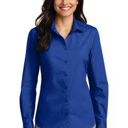 Women's Long Sleeve Carefree Poplin Shirt Thumbnail