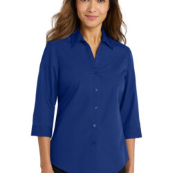 Women's 3/4 Sleeve Carefree Poplin Shirt Thumbnail