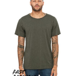 Unisex FWD Fashion Triblend Raw Neck Tee Thumbnail