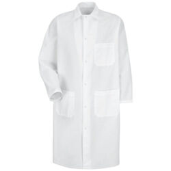 Unisex Butcher Coat with Exterior Chest Pocket Thumbnail