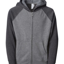 Toddler Lightweight Special Blend Raglan Zip Hood Thumbnail