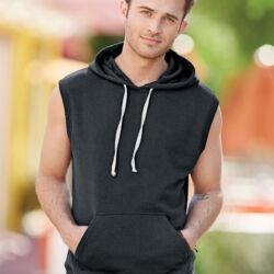 Triblend Sleeveless Hooded Sweatshirt Thumbnail